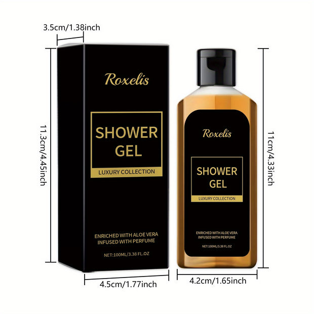 1pc/2pcs Men's Perfumed Body Wash, Containing Lemon Fruit Oil, Aloe Leaf Extract, Gentle Cleaning, Body Lasting Fragrance, Fresh Fragrance, Suitable for Dating Use, Father's Day Gift