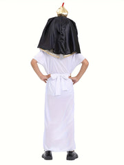 Kids Ancient Egyptian Kings, Pharaohs for Halloween Carnival Ball, Historical Theme Character Dress Up Performance Costume