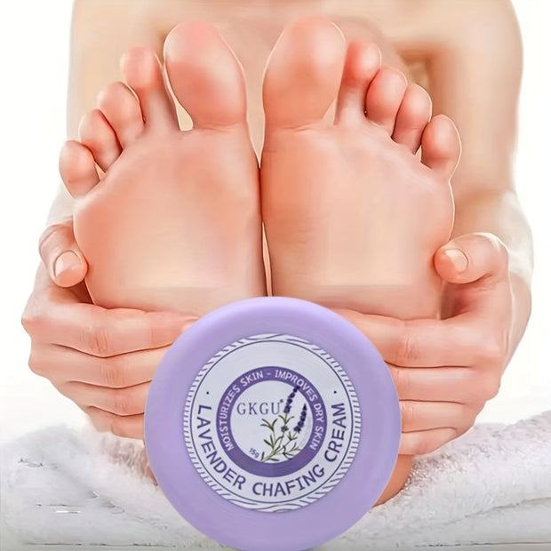 5pcs Set Lavender Chapped Cream For Dry Cracked Heel Feet&Hands, Moisturize And Nourish Your Dry Rough Skin, Hand And Foot Moisturizer