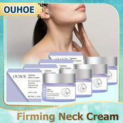 4pcs Firming Moisturizing Neck Cream, Hydrate Tighten Neck Light Beige Serum, Mild Non Irritating Formula, Make Light Beige More Elastic Smooth, Body Skincare, Light Beige Care Beauty Gifts