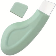 1pc Silicone Tool - Deep Cleaning Pore Cleaner, Ergonomic Handle, Mint Green Gentle Facial Razor, Suitable for All Light-skinned Men And Women, Small And Durable Material, Must-have for Skincare Enthusiasts