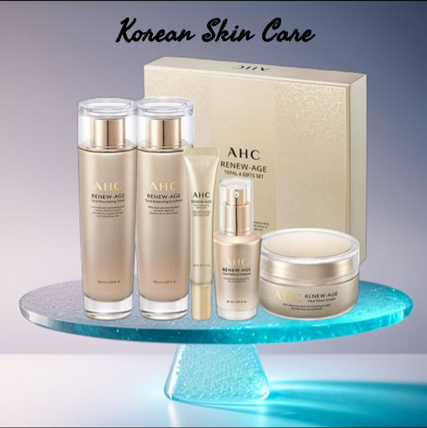 OKADY Ginseng Skincare Set | Make Skin Younger-looking Alcohol-Free Hypoallergenic Cleansing, Purifying Skin Quick Absorption Facial (Ginseng - 9pcs Set)A Gift For A Lady. Thanksgiving Gift Send Mom, Send Girlfriend